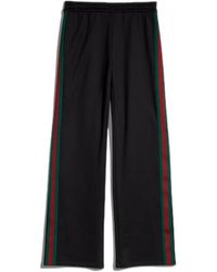 Gucci - Cotton Jersey Leisure Pants With Web - Lyst