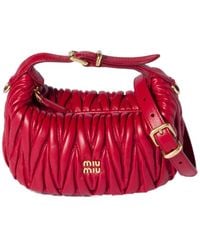 Miu Miu - Matelassé Zipped Pouch - Lyst