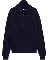 Dries Van Noten - Ribbed V-Neck Button-Front Cardigan - Lyst