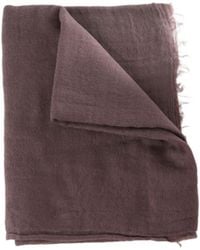 Rick Owens - Frayed-Edge Scarf - Lyst