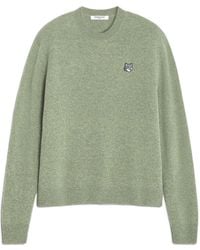 Maison Kitsuné - Fox Head Milano Lambswool Jumper - Lyst