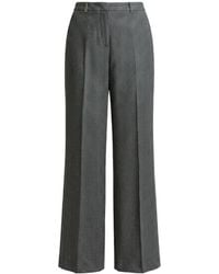 Peserico - Ribbed Wide-Leg Pants - Lyst