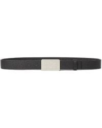 Fendi - 1925 Logo Plaque Leather Belt - Lyst