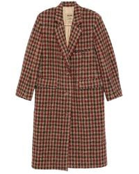Uma Wang - Checked Single-Breasted Coat - Lyst