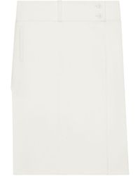 Courreges - Courrèges Belted Slit Skirt - Lyst