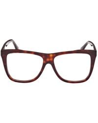 Max Mara - Square Frame Glasses - Lyst