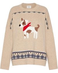 Weekend by Maxmara - Jacquard Loose Jumper - Lyst