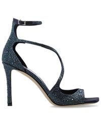 Jimmy Choo - Azia 95 Embellished Heeled Sandals - Lyst