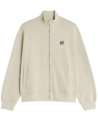 Maison Kitsuné - Maison Kitsuné Fox Patch Zip Sweatshirt - Lyst