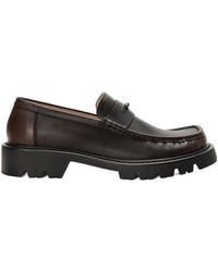Loewe - Sierra Square Toe Loafers - Lyst