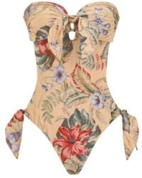 Zimmermann - Coco Scarf Tie 1Pc Swimsuit - Lyst