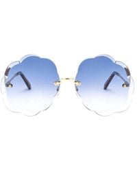 Chloé - Logo Sunglasses - Lyst