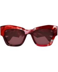 Gucci - Eyewear Square Frame Sunglasses - Lyst