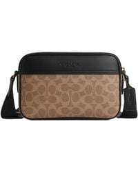 COACH - Graham Crossbody Bag In Signature Canvas - Lyst
