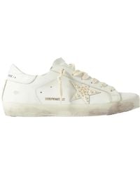 Golden Goose - Logo, Artificial Pearl Embellished, Imitation Low-Cut Casual Sneakers - Lyst