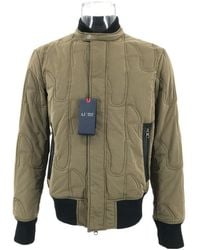 Armani Jeans - Long-Sleeved Quilted Casual Jacket - Lyst