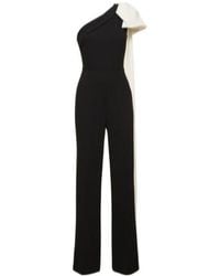 Roland Mouret - Asymmetric Stretch Cady Jumpsuit - Lyst
