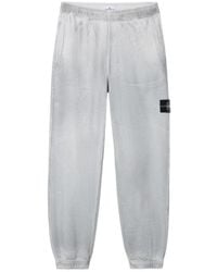Stone Island - Logo Patch Sweat Pants - Lyst