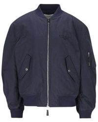 Givenchy - Logo Printed Bomber Jacket - Lyst