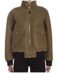 Celine - Long-Sleeved Leather Jacket - Lyst