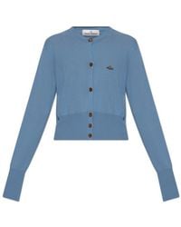Vivienne Westwood - Orb Logo Buttoned Cardigan - Lyst