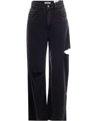 ICON DENIM - Cut-Out Jeans - Lyst