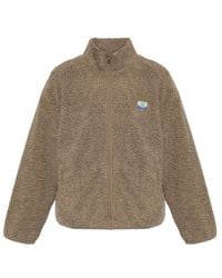 American Vintage - Zip-Up Fleece Sweatshirt - Lyst