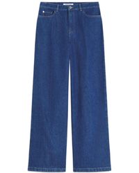 Maison Kitsuné - Five-Pockets High-Waisted Jeans - Lyst