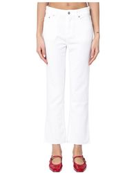 Department 5 - Frayed-Hem Jeans - Lyst