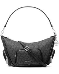 Michael Kors - Merritt Small Signature Logo Convertible Crossbody Bag - Lyst