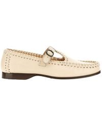 Hereu - Alcover T-Bar Strap Moccasins - Lyst