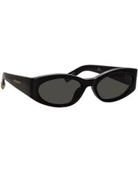 Jacquemus - Oval Frame Sunglasses - Lyst