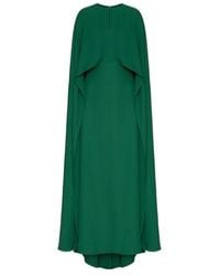 Valentino - Long Cape Dress - Lyst