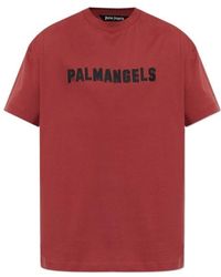 Palm Angels - Logo Print T-Shirt - Lyst