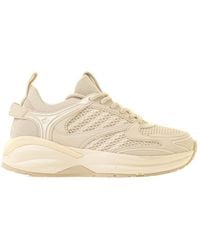 DSquared² - Dash Panelled Lace-Up Sneakers - Lyst
