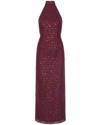 ROTATE BIRGER CHRISTENSEN - Maxi Dress Beaded - Lyst