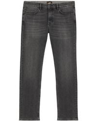 BOSS - Boss Logo Patch Skinny Jeans - Lyst