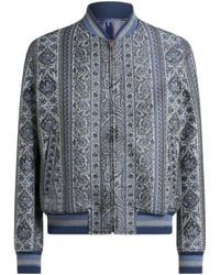 Etro - Bomber Jacket With Floral And Medallion Motif - Lyst