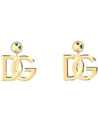 Dolce & Gabbana - Mini Logo Earrings - Lyst