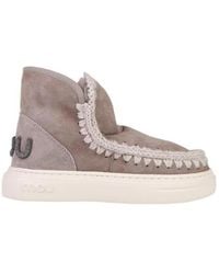 Mou - Eskimo Bold Logo Ankle Boots - Lyst