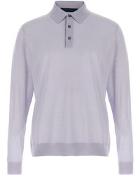 Kiton - Ciro Buttoned Polo Shirt - Lyst