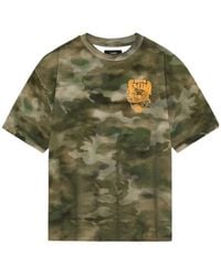 Amiri - Camouflage Logo-Print T-Shirt - Lyst