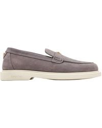 Versace - Round-Toe Slip-On Loafers - Lyst