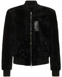 Amiri - Wool Bomber Jacket With Zip Front - Lyst