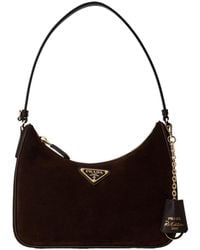 Prada - Solid Color Shoulder Bag - Lyst