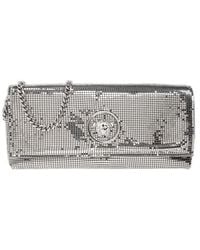 Versace - Embellished Chain-Linked Clutch Bag - Lyst