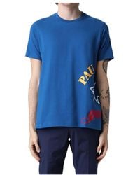 Paul & Shark - Round-Necked Logo T-Shirt - Lyst