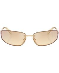 Miu Miu - Wraparound-Frame Sunglasses - Lyst