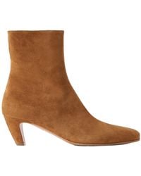 Aquazzura - Sloan 50 Suede Boots - Lyst