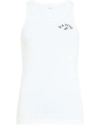 Patou - Logo-Print Tank Top - Lyst